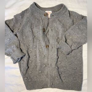 Cat & Jack Gray Bobble Knit Cardigan – 24 Months